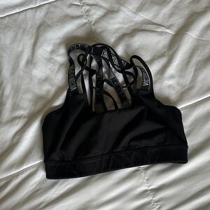 Victoria's Secret Black Strappy Sports Bra